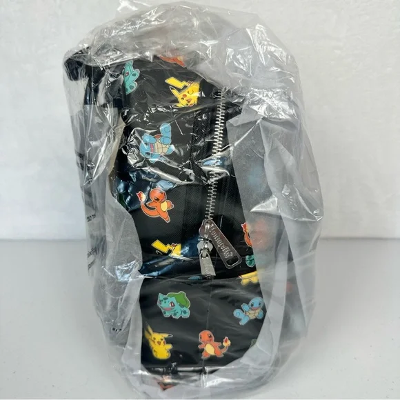 Loungefly Pokemon Starters Mini Backpack New In Packaging Multi-pocket Zip Close - Picture 8 of 14